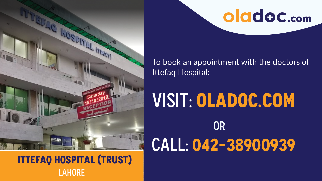 Book Appointment With Doctors at Ittefaq Hospital Lahore